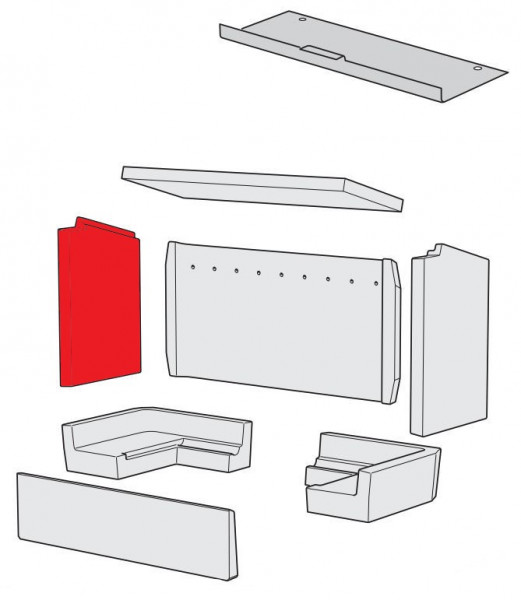 Contura Pierre Lat Rale Gauche Pour Le Insert Liste De Tous Les